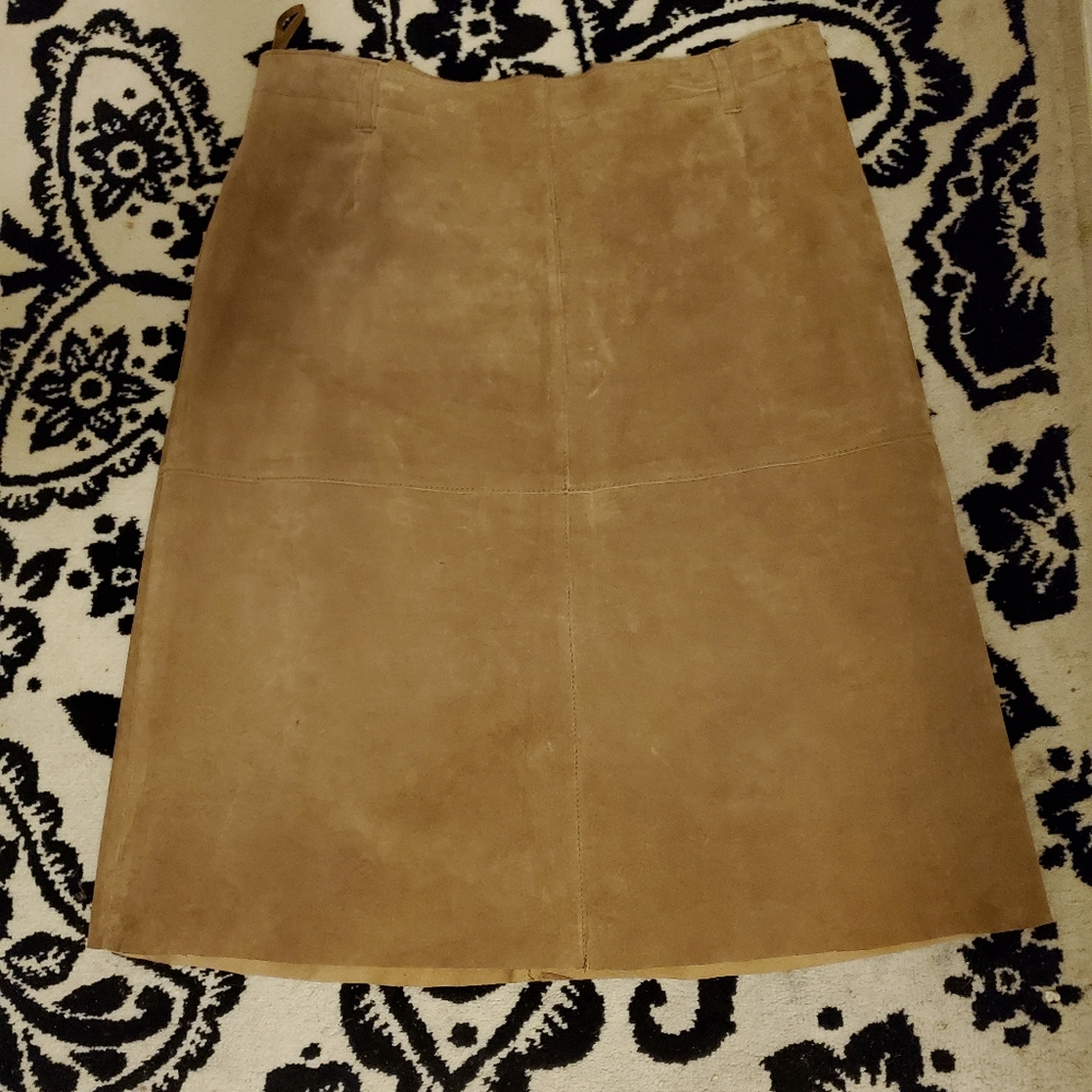 NWOT Suede Skirt